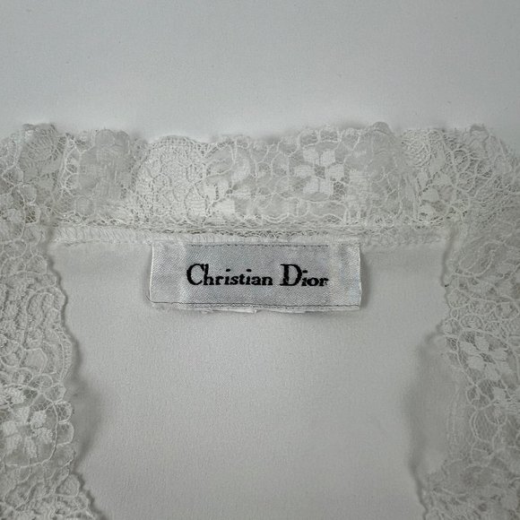 Vintage Silk Ensemble Christian Dior Cardigan Sweater Dress Cover Up - Picture 5 of 10